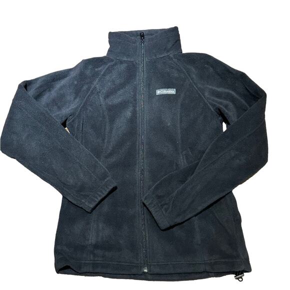 Columbia Womens XS Charcoal Full Zip Fleece Jacket - Picture 1 of 5